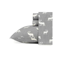 Elk Grove Cotton Flannel 4-Piece Sheet Set