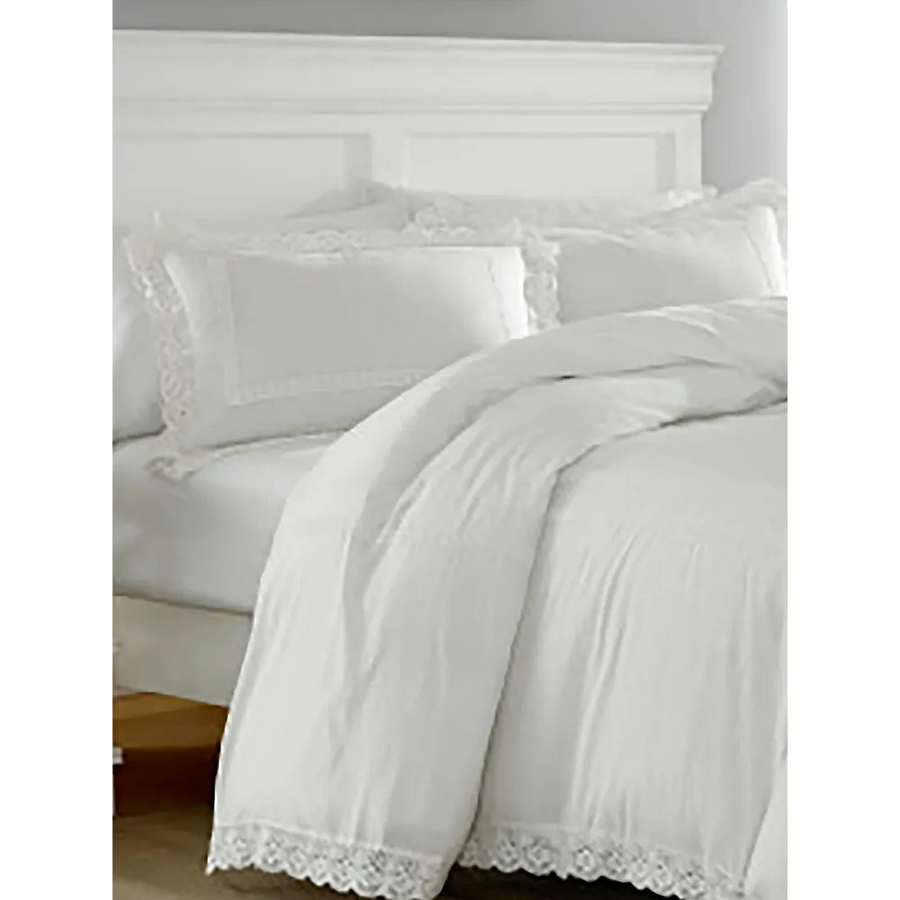 Annabella White Comforter Set