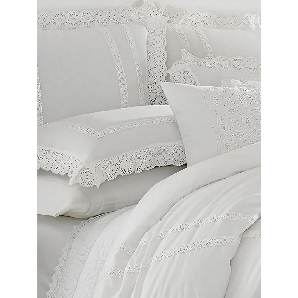 Annabella 3-Piece Cotton Duvet Cover Set