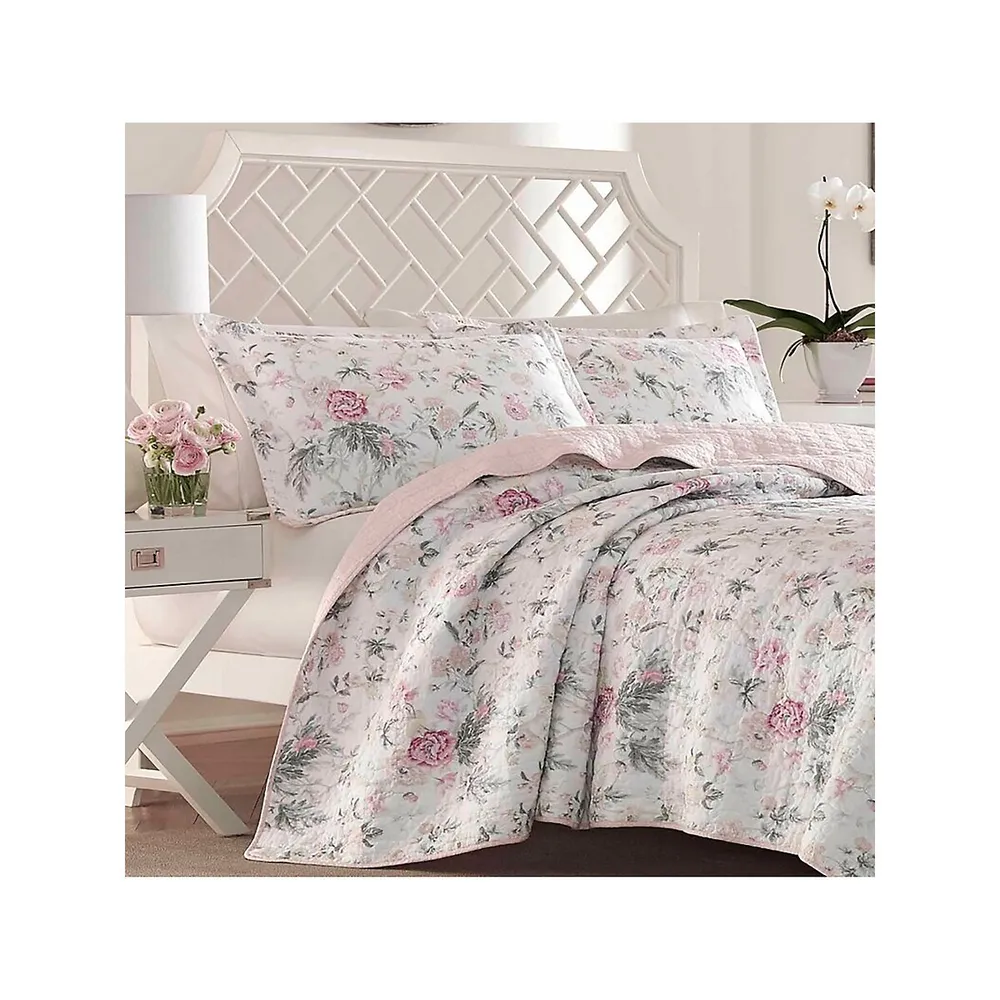 Breezy Cotton 3-Piece Quilt Set