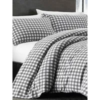 Preston Flannel 3-Piece Duvet Cover Set