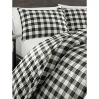 Mountain Plaid Cotton 3-Piece Comforter Set