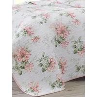 Honeysuckle 3-Piece Floral Cotton Quilt Set