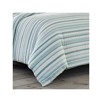 Clearwater Cay Cotton 3-Piece Duvet Cover Set