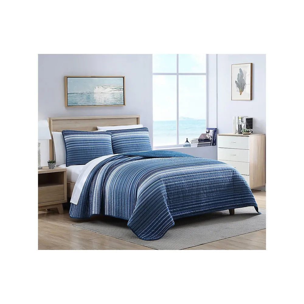 Coveside Cotton 3-Piece Quilt Set