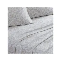 Quartet Pastel 300 Thread Count Cotton Sateen 4-Piece Sheet Set