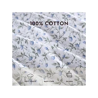 Bramble Vine 300 Thread Count Cotton 4-Piece Sheet Set