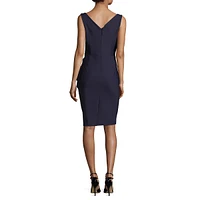 Ruched Sleeveless Dress