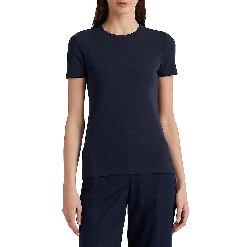 Short-Sleeve Crew Neck Tee