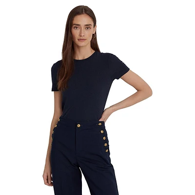 Short-Sleeve Crew Neck Tee