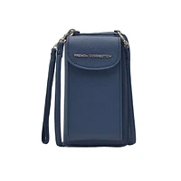 Chelie Pebbled Crossbody Wallet With Phone Pocket