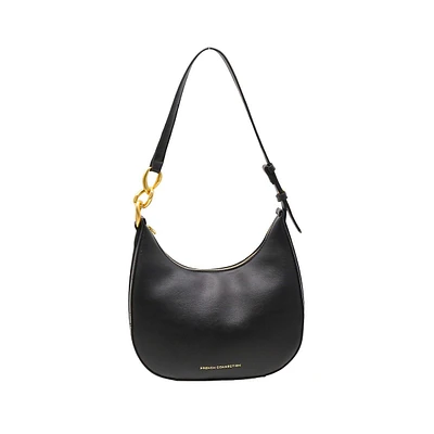 Moritz Smooth Hobo Shoulder Bag With Chain Design