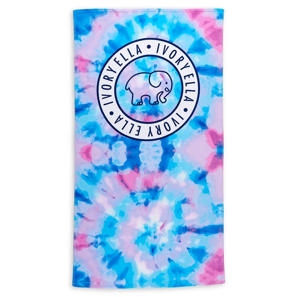 Exploded Tie Dye Terry Beach Towel