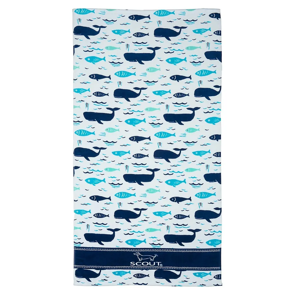 All Is Whale Beach Towel