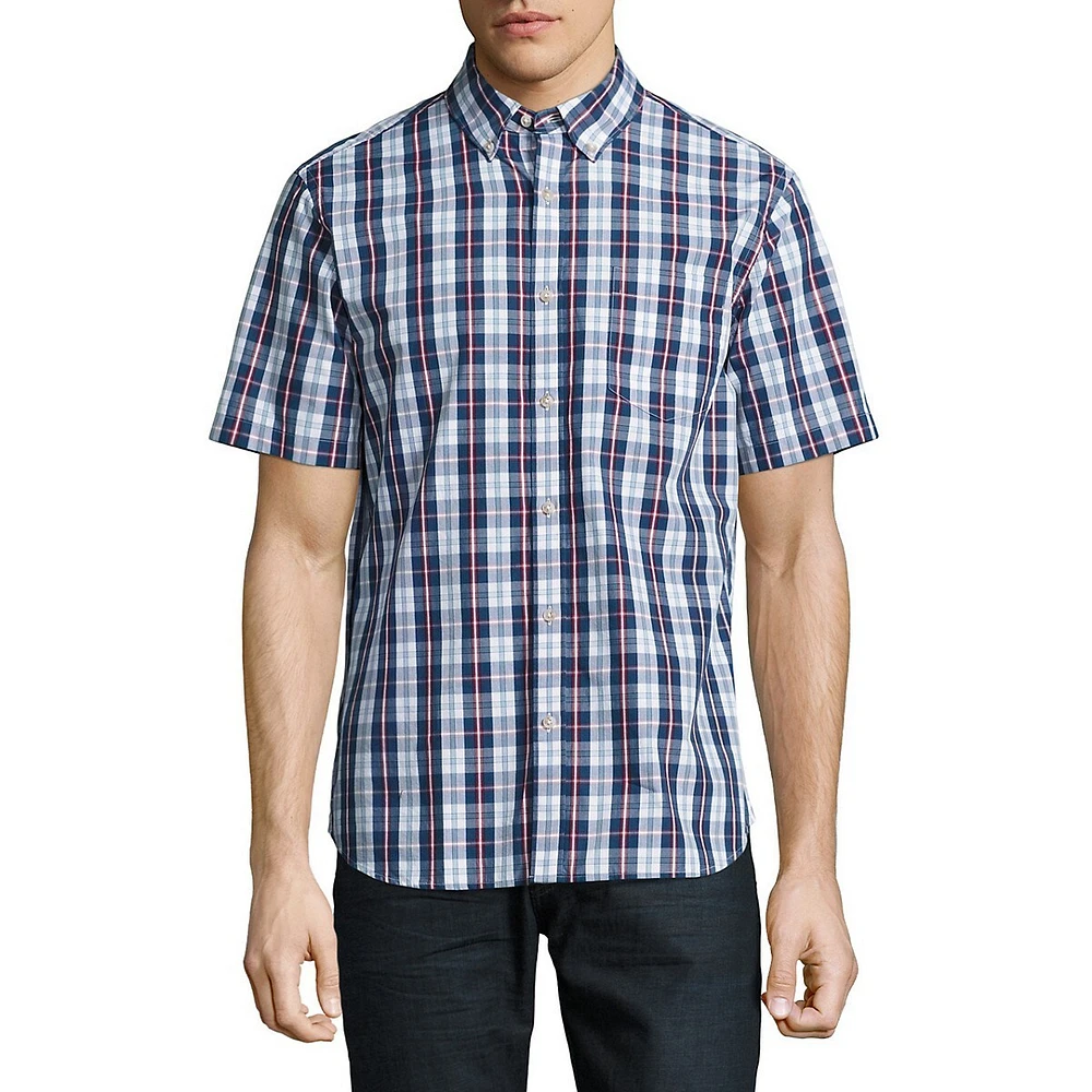 Plaid For Dad Short Sleeve Shirt