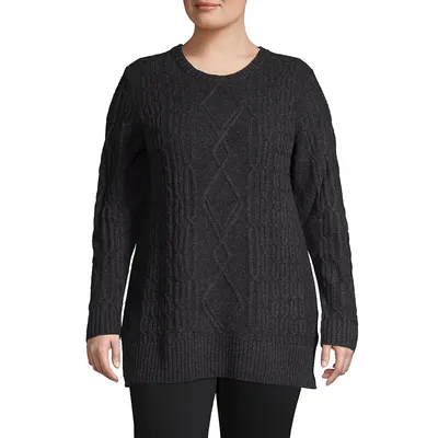 Plus Zenith Long-Sleeve Sweater