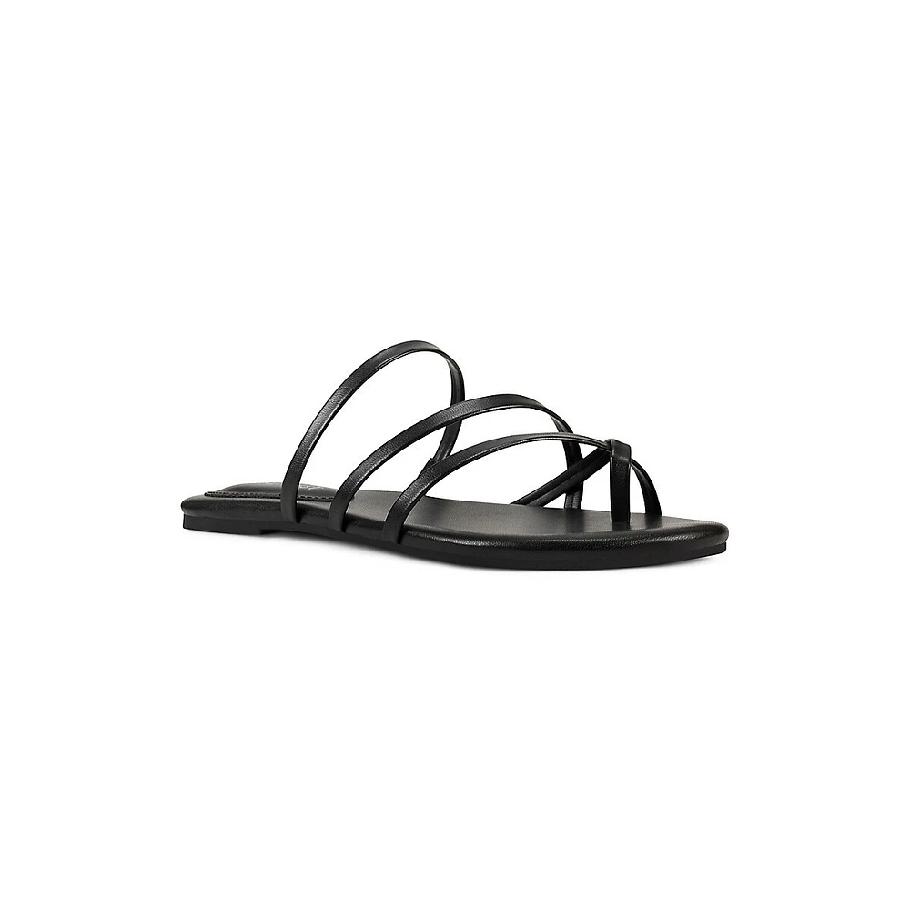 ​Benette 3 Leather Flat Sandals