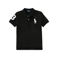 Little Boy's Cotton Mesh Polo Shirt