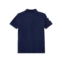 Little Boy's Cotton Mesh Polo Shirt