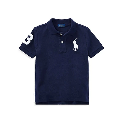 Little Boy's Cotton Mesh Polo Shirt