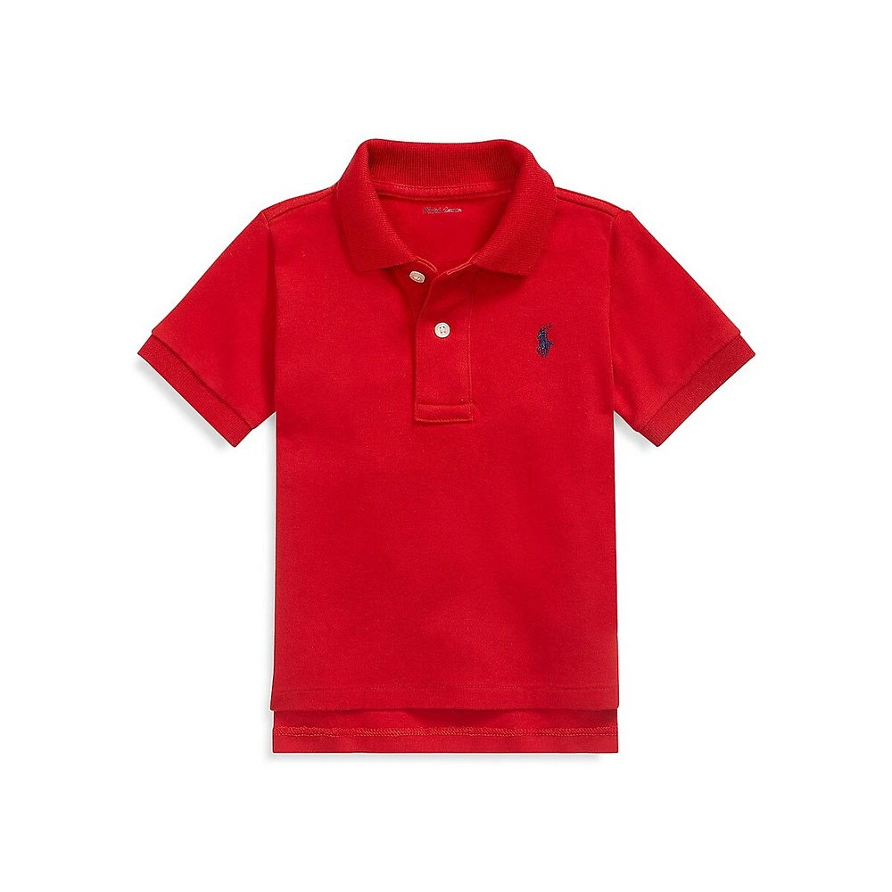 Baby Boy's Cotton Interlock Polo Shirt