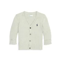 Baby Boy's Button-Front Cotton Cardigan