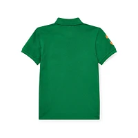 Boy's Big Pony Cotton Mesh Polo Shirt