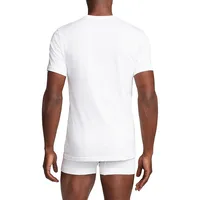 Essential Cotton Stretch 2-Piack Crewneck Undershirt Set