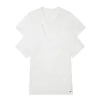 Essential Cotton Stretch 2-Pack V-Neck Undershirt Set