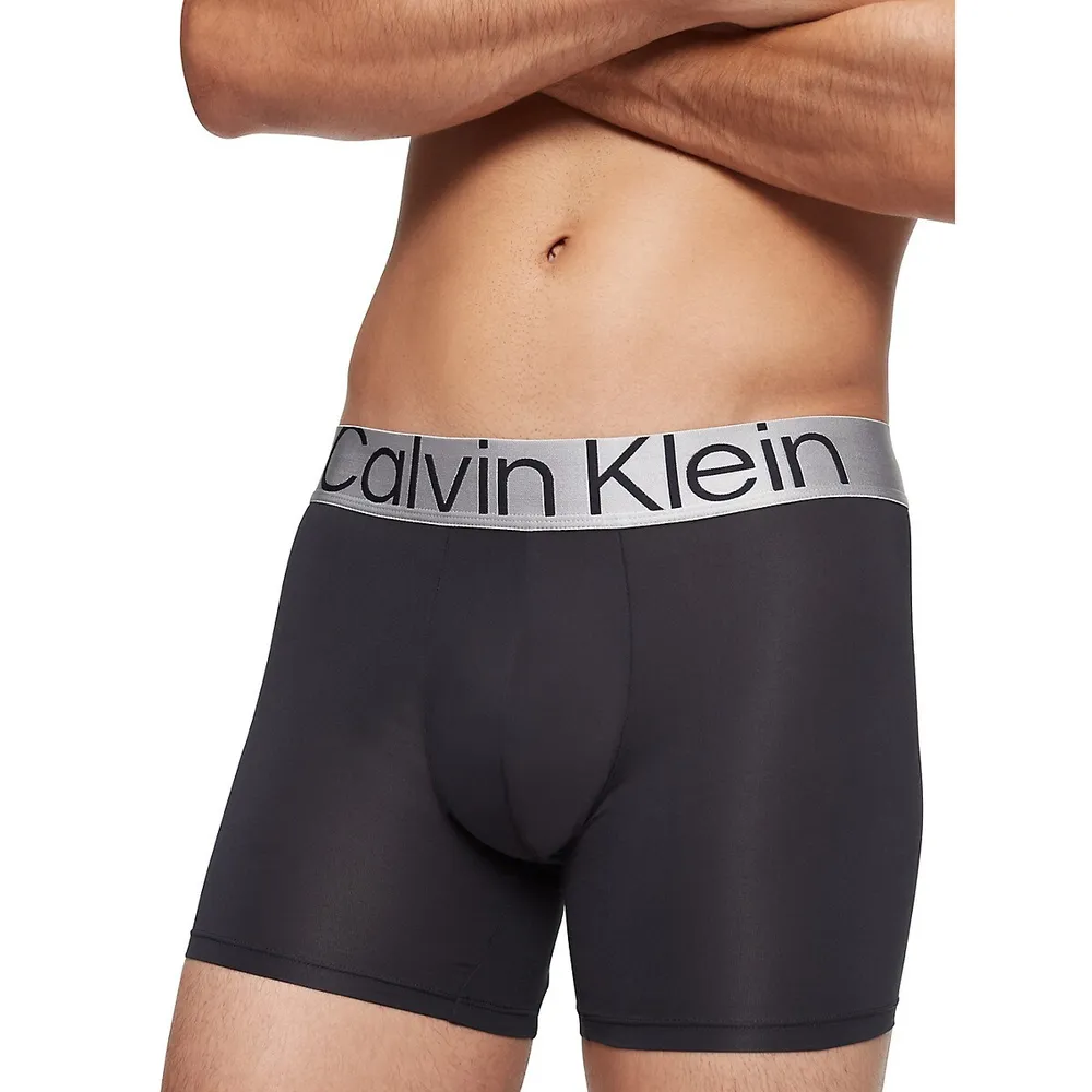 Steel 3-Pair Micro Boxer Briefs