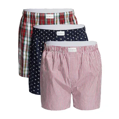 3-Pack Cotton Classic Assorted Woven Boxers