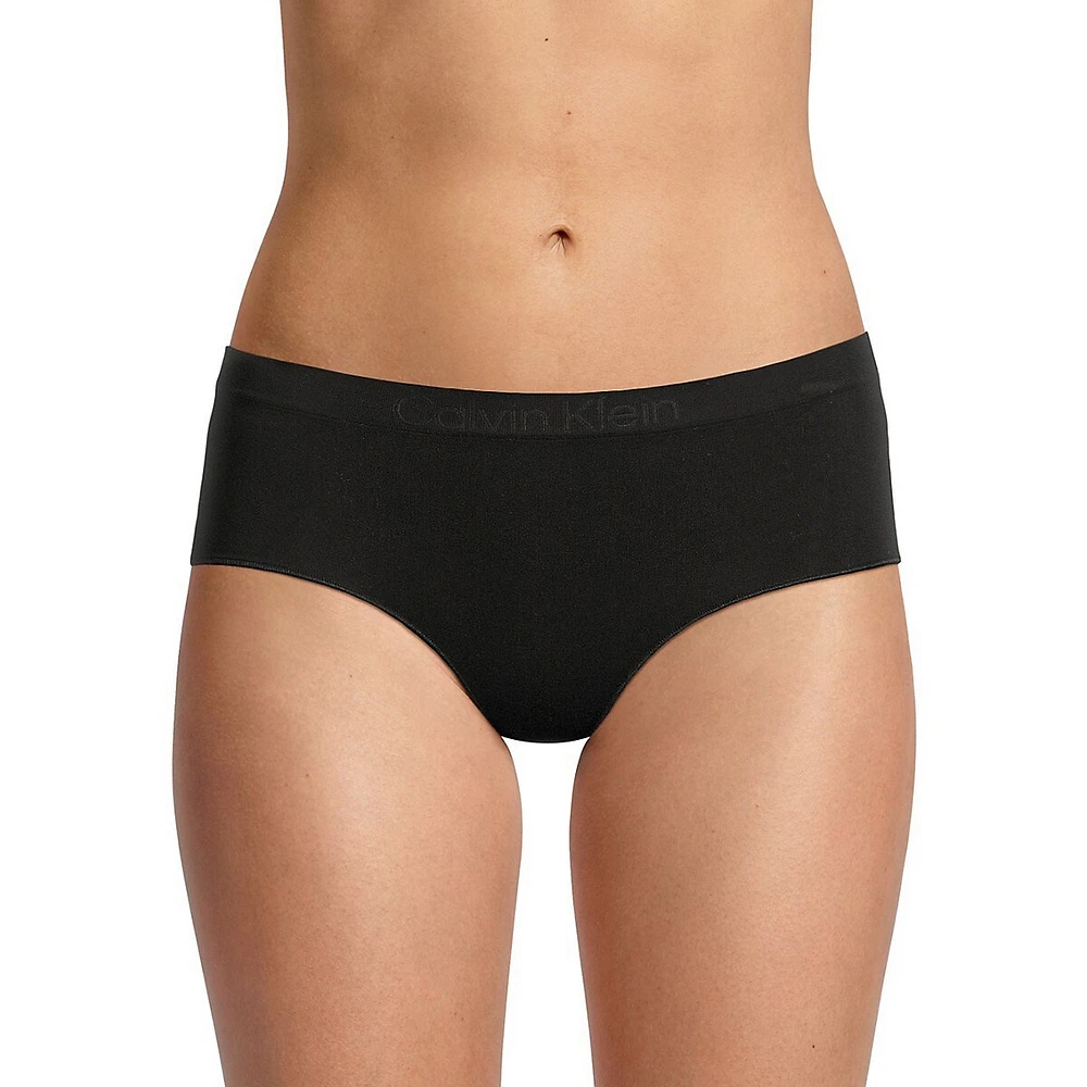 Calvin Klein Womens Seamless Classic Hipster Brief Black