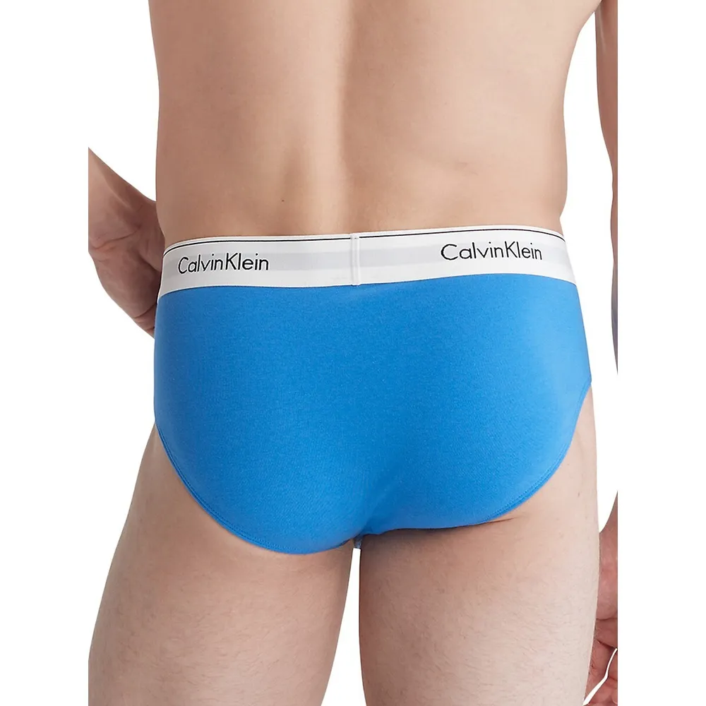 3-Pack Modern Cotton Stretch Hip Briefs Set