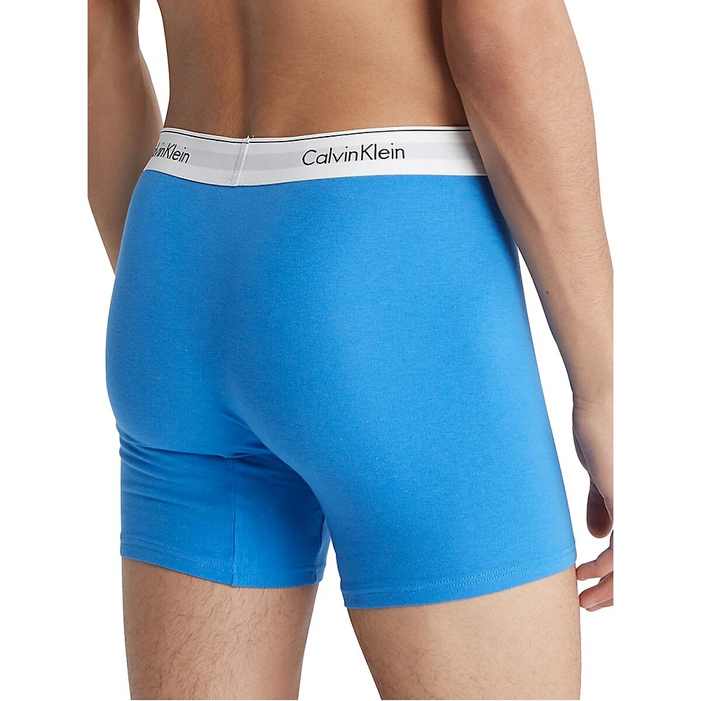 3-Pack Modern Cotton Stretch Boxer Briefs Set