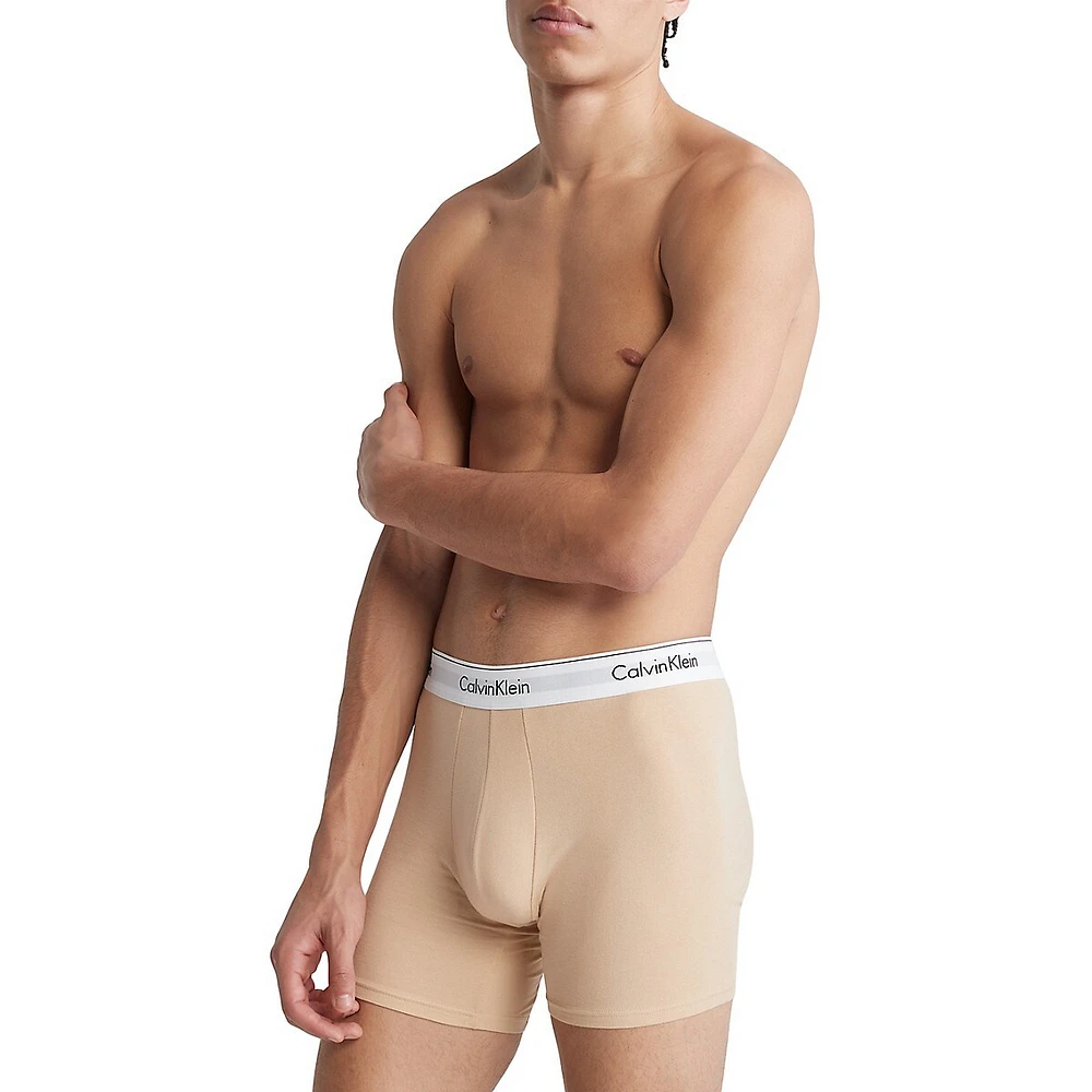 Calvin Klein Underwear 3-Pack Modern Cotton Stretch Boxer Briefs Set