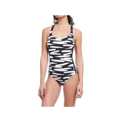 Printed One Piece Swimsuit