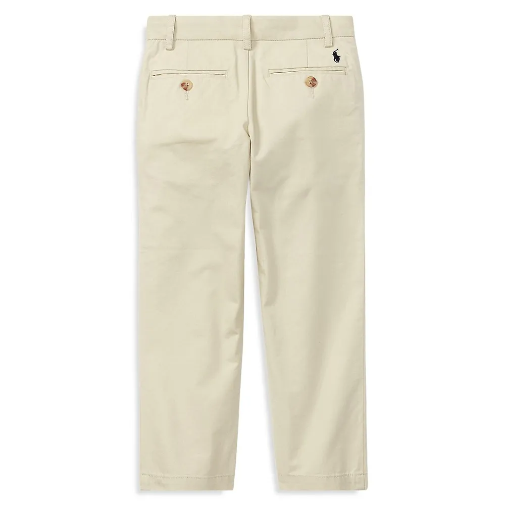 Little Boy's Straight-Fit Stretch Twill Pants
