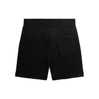 Little Boy’s Cotton-Blend Drawstring Shorts