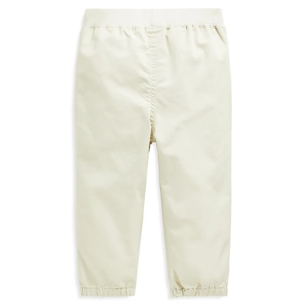 Baby Boy's Cotton Twill Joggers