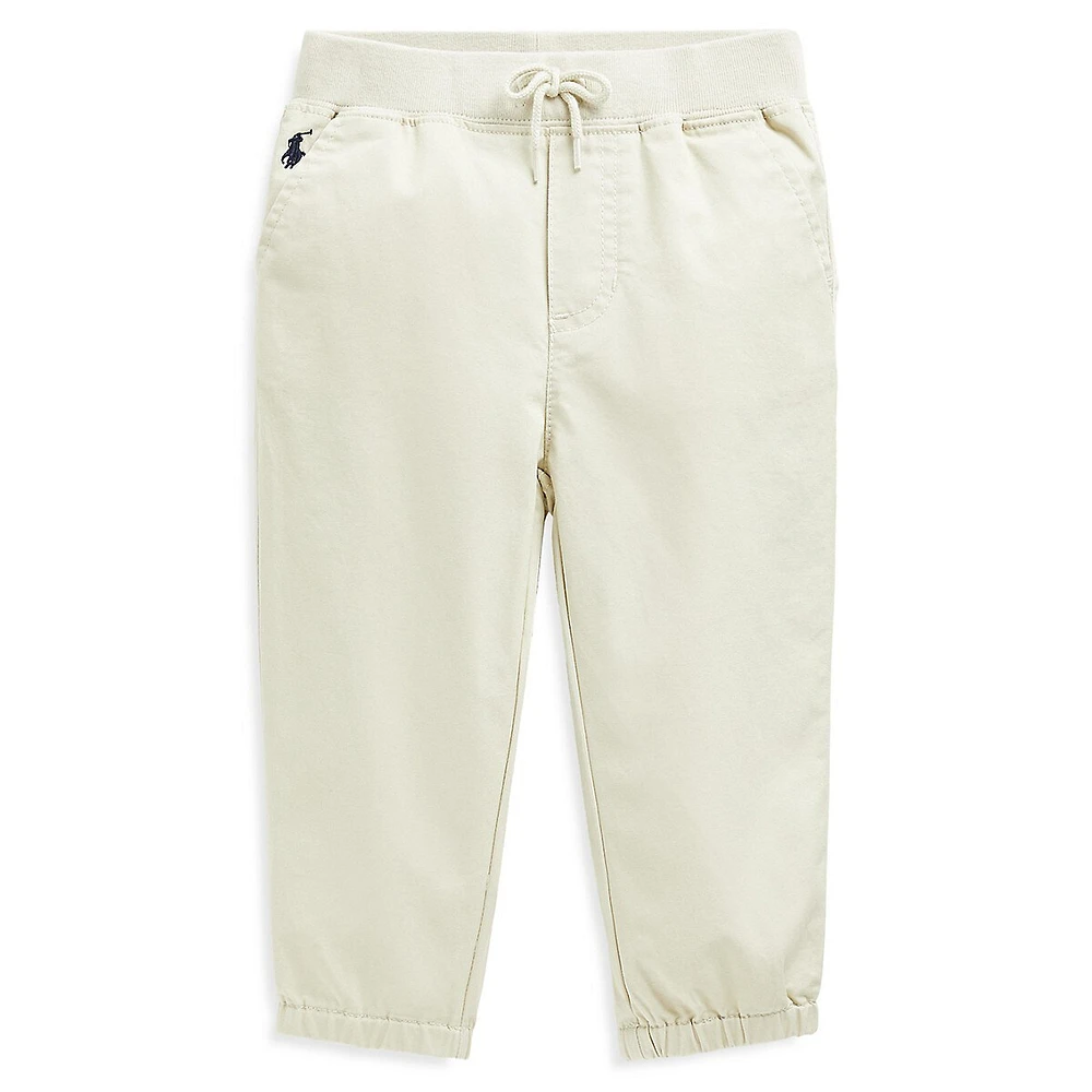 Baby Boy's Cotton Twill Joggers