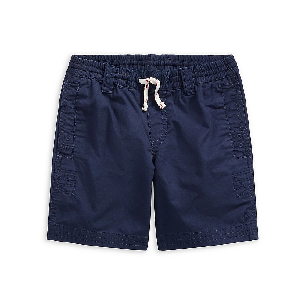 Little Boy's Drawstring Cotton Shorts