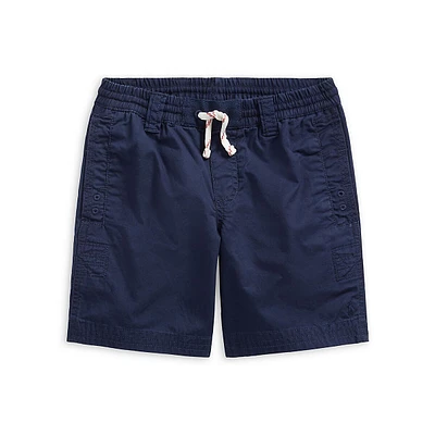 Little Boy's Drawstring Cotton Shorts