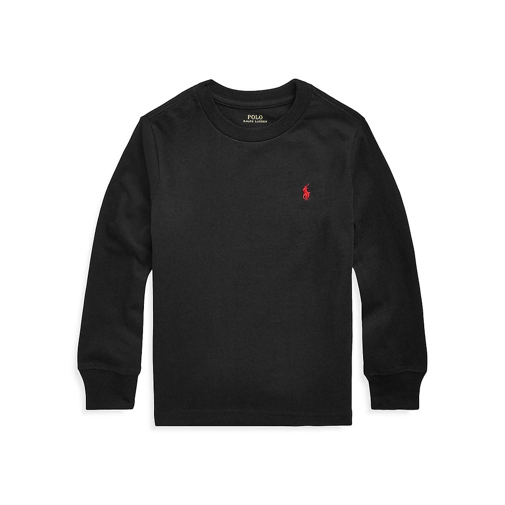 Little Boy's Jersey Long-Sleeve T-Shirt