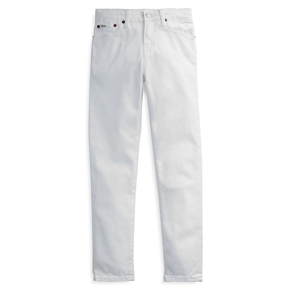 Boy's Slim Fit Five-Pocket Jeans