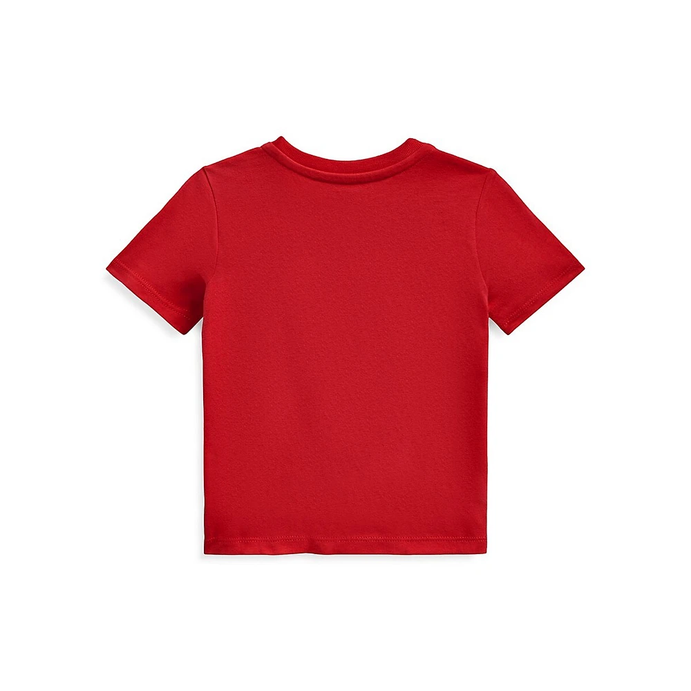 Baby Boy's Cotton Jersey Crewneck T-Shirt