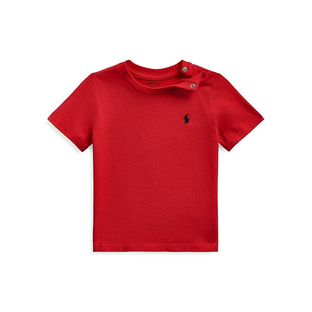 Baby Boy's Cotton Jersey Crewneck T-Shirt