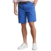 Flat-Front Chino Shorts