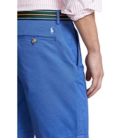 Flat-Front Chino Shorts