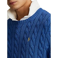 ​Cable-Knit Cotton Sweater