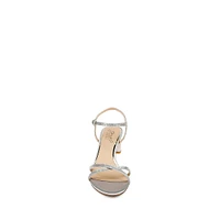 Omari II Embellished Satin Block-Heel Sandals